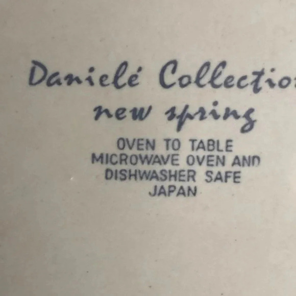 Vintage daniele collection new spring stoneware dinner plate - Picture 5 of 6